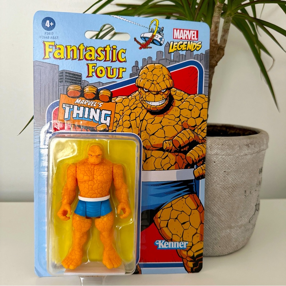 Fantastic Four - The Thing - Marvel Legends Retro 3.75" Figure Kenner -Brand New